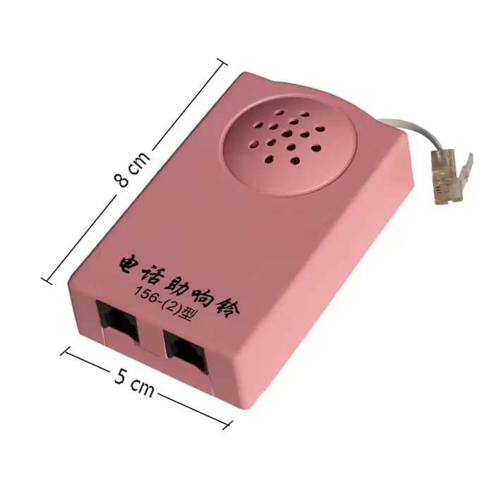 Amplificateur de sonnerie de téléphone extra-puissant avec lumière stroboscopique pour ligne fixe