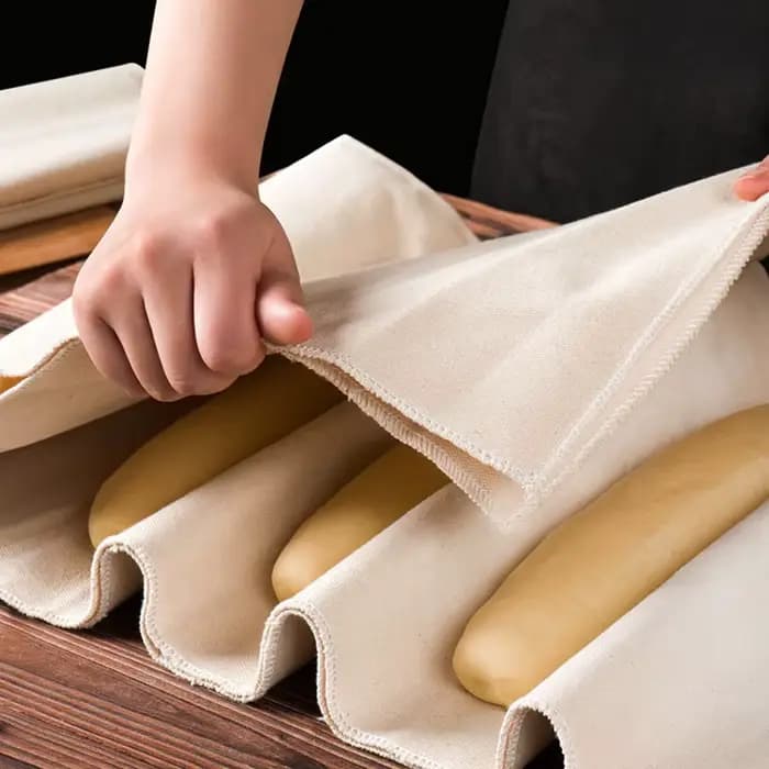 Pâte en lin tissu fermenté pâte boulangers casseroles pâte Couche pâtisserie preuve tissu cuisson pain français outils de cuisine