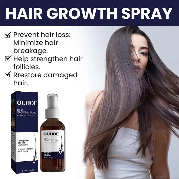 Spray pour la croissance des cheveux, nourrissant, hydratant, plus épais, réparation des dommages, renforcer le traitement du cuir chevelu, produits capillaires, 50ml