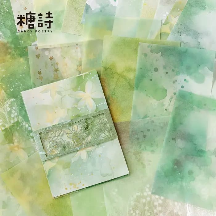 20 pièces Vintage couleur tache style matériel papier planificateur à la main bricolage Scrapbooking accessoires papier de fond
