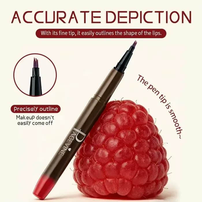 Crayon à lèvres liquide avec pointe fine unique pour un contour précis