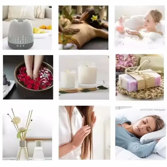 Huile de lotus bleue pure naturelle pour diffuseur de roseaux, parfum de maison, huile parfumée d'aromathérapie pour chambre à coucher, bureau, méditation de yoga