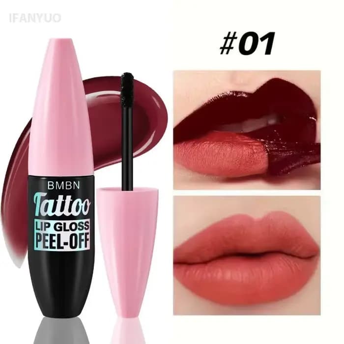 Teinte à lèvres 4 couleurs peel-off longue tenue