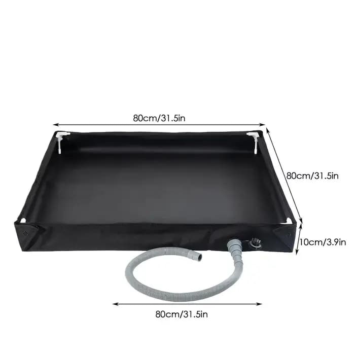 Bac de douche avec drain, base de bain autoportante d'extérieur, base de douche portable, plateau pliable pour camping en plein air, tente, camping-car, randonnée