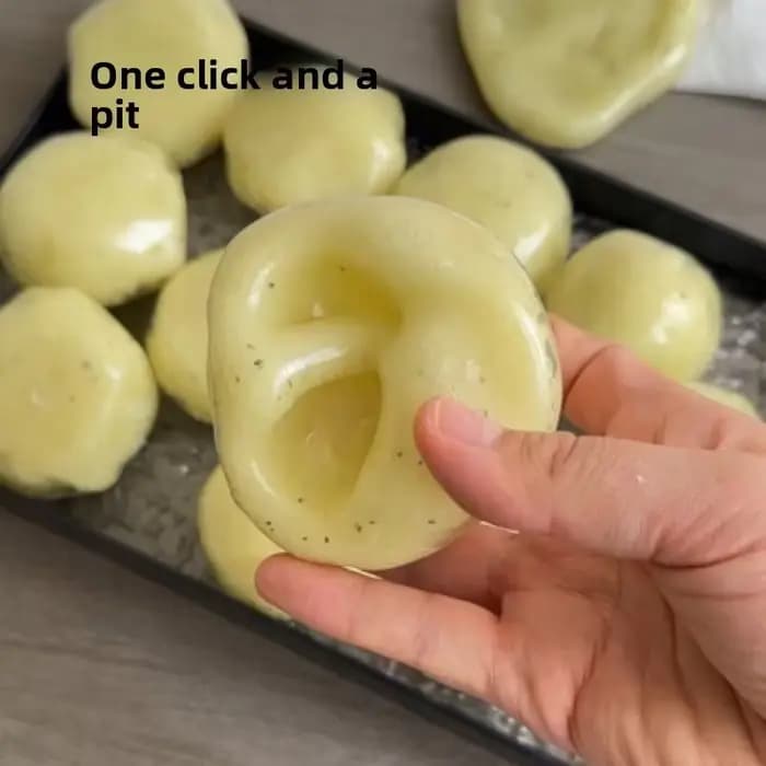 Jouet anti-stress réaliste en forme de purée de pommes de terre en vaseline, fait main, doux, amusant, pour la décompression, décoration de la maison, cadeaux