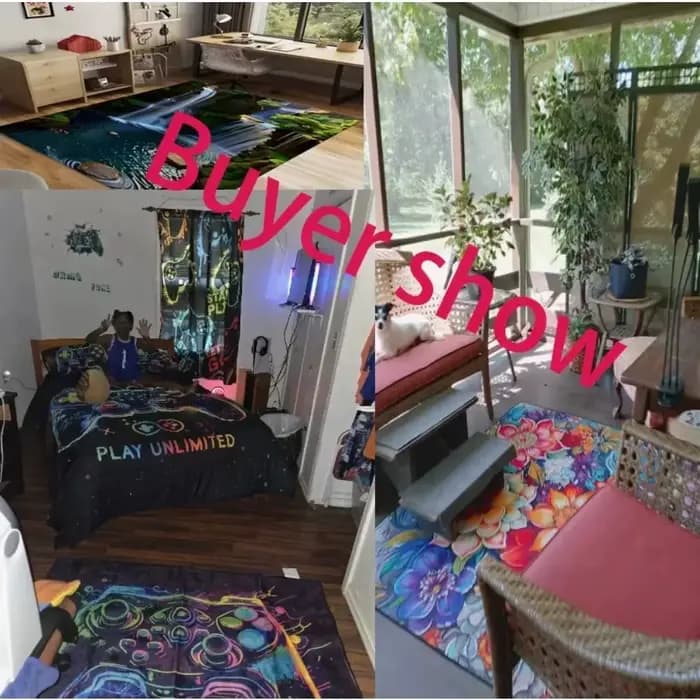 Tapis de sol vintage guitare rock, décoration intérieure, salon, chambre, tapis antidérapant pour chambre, motif groupe musical