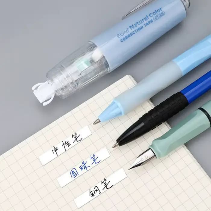Bande de ration de noyau de résubdivision, type de presse durable, outils modifiés colorés, forme de stylo, école, bureau
