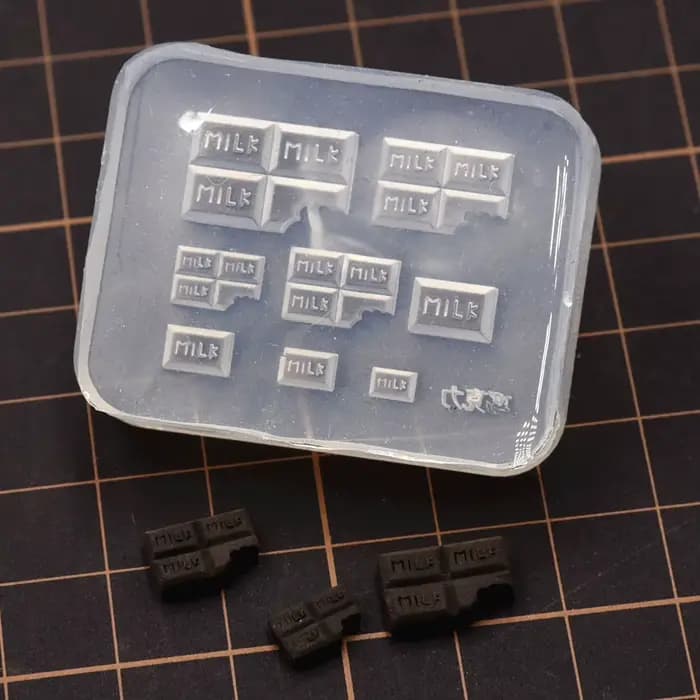 Moule à gâteau l'inventaire en silicone, poterie, argile céramique, chocolat, mini dessert, outils de bricolage