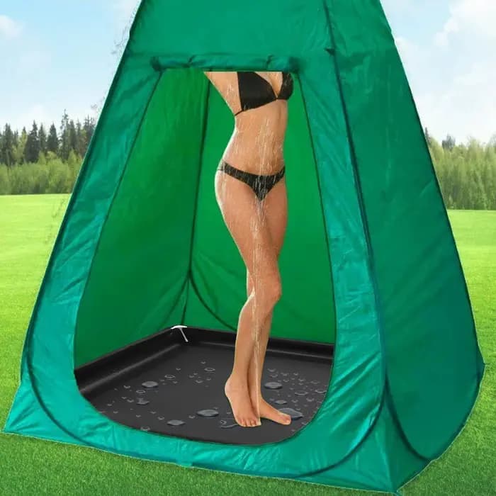 Bac de douche avec drain, base de bain autoportante d'extérieur, base de douche portable, plateau pliable pour camping en plein air, tente, camping-car, randonnée