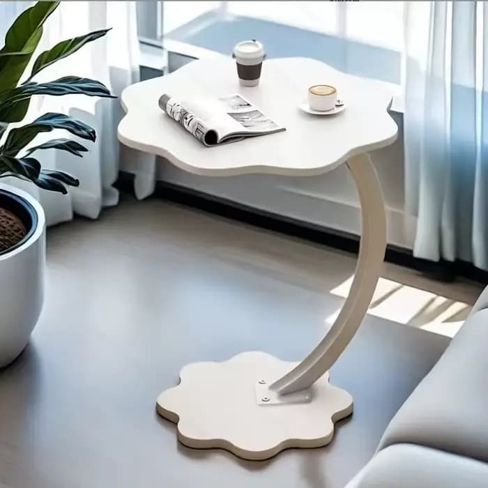 Table de chevet Design à bord Simple, Table nuage de balcon, petite Table à manger Simple, petit support de rangement