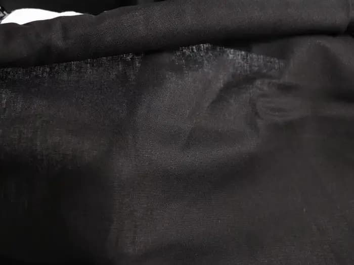 Tissu en lin naturel 100*140cm pour vêtements, textiles en coton et lin, tissu noir doux, Tecido