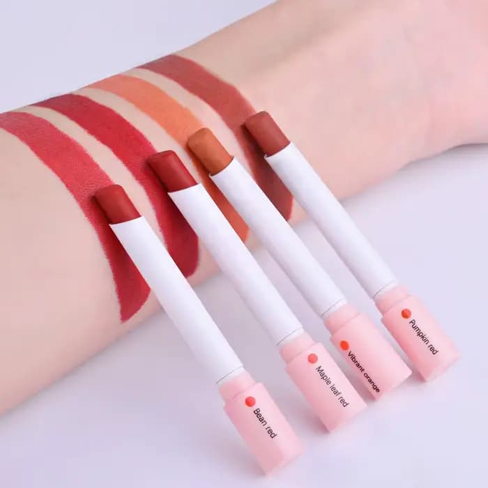 4 couleurs maquillage rouge à lèvres cosmétiques