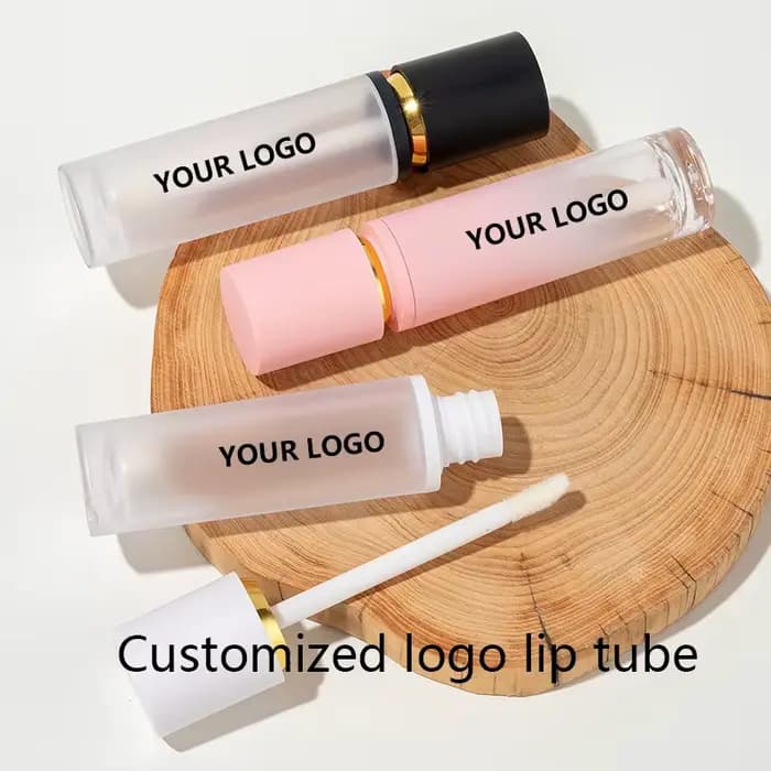 【Personnalisation du logo】 Tube de couleur pour les lèvres rond gradué de 8 ml