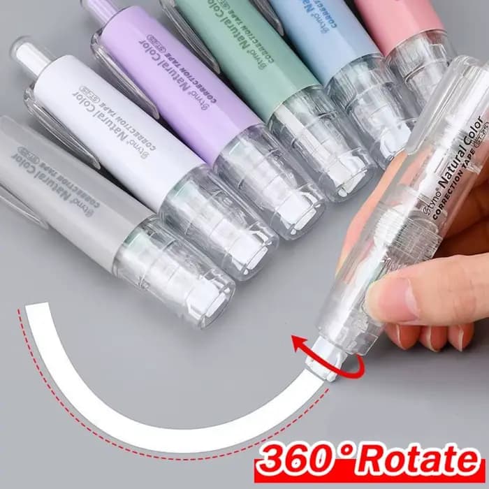 Bande de ration de noyau de résubdivision, type de presse durable, outils modifiés colorés, forme de stylo, école, bureau