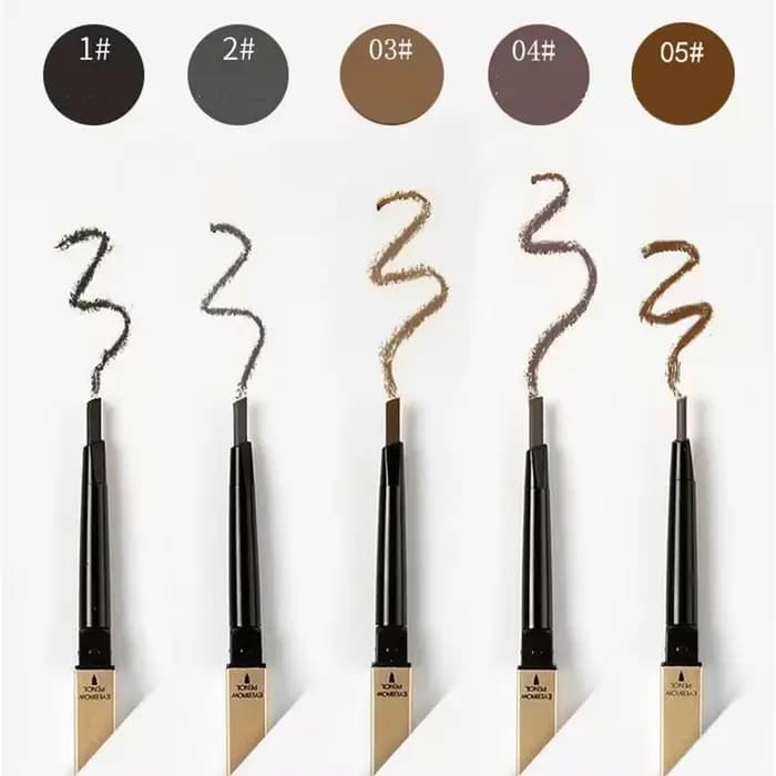 Crayon à double tête imperméable avec brosse