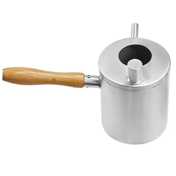 BSEVB - Pot de fusion de cire d'abeille, pot à cire pour apiculture, outil de versement de cire