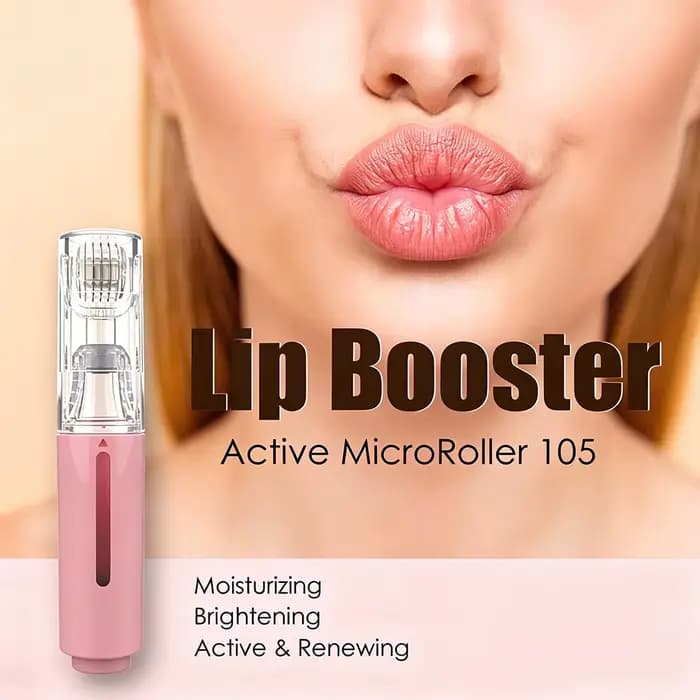 105 titane aiguille Derma rouleau lèvre Boost Microneedle Dermaroller pour lèvres barbe soins capillaires Micro