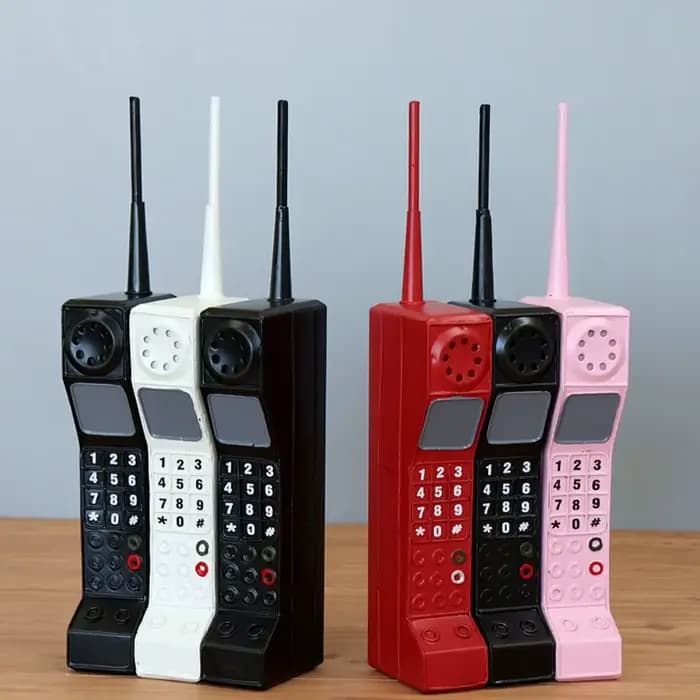 Simulation de téléphone Portable Vintage, modèle de téléphone Portable, matériau en fer, accessoire de téléphone rétro, conception spéciale à l'ancienne