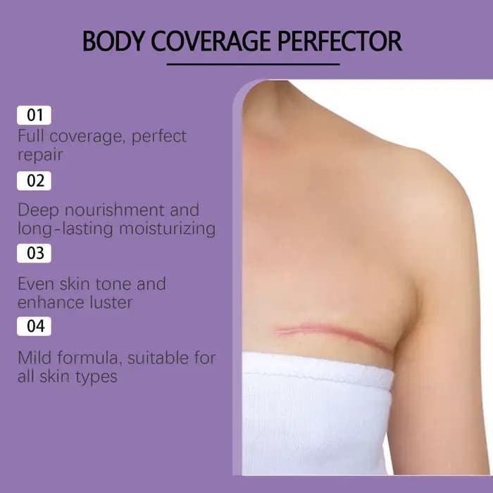 Beauty Body Coverage Perfector – Maquillage imperméable pour les jambes et le corps – Correcteur pour les cicatrices