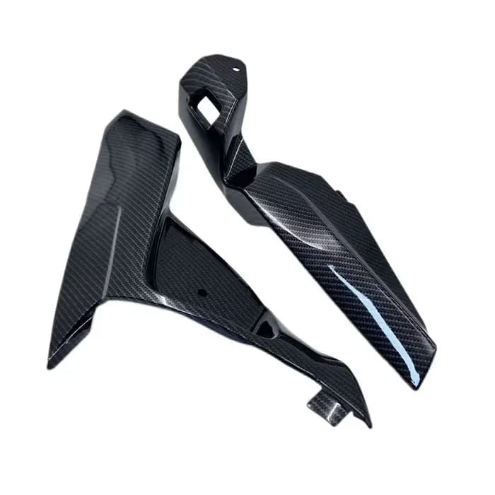 Carénage de couverture d'extension de plaque de protection inférieure de moto en carbone pour Honda CBR650R CBR 650 R 2019 2020 2021 2022 2023 2024