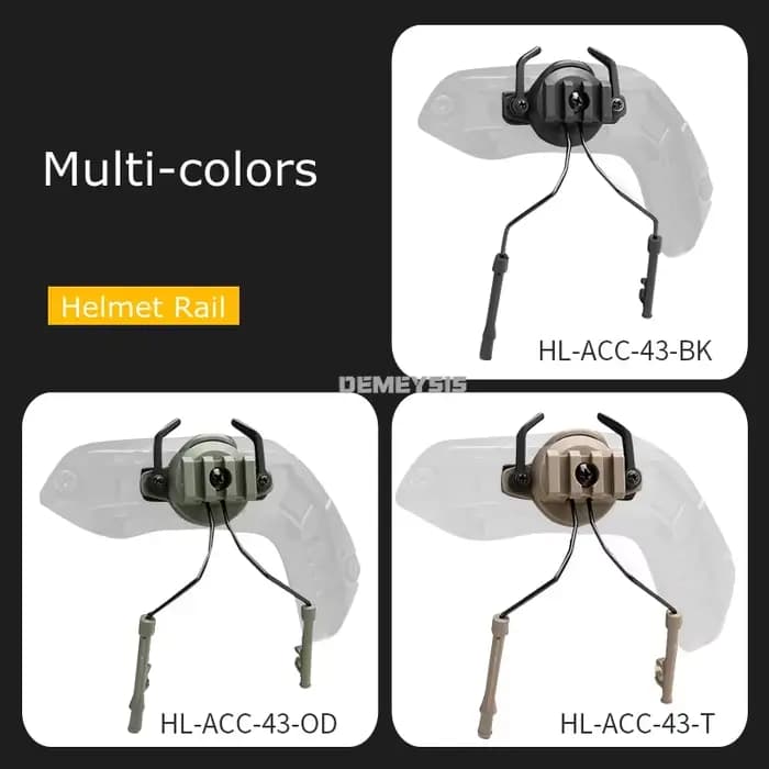 Accessoires de casque tactique, support de casque Airsoft, ensemble d'adaptateurs de Rail rapides, support de Suspension de Rail réglable