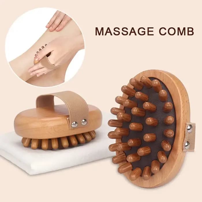 Brosse de Énergie d'œuvre dien pour le Corps, Peigne à Cheveux, Coussin d'Air pour Cuir oral elu, Anti Cellulite, Relaxation de la Pression