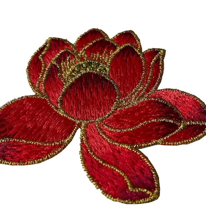 Applique de fleur Annie brodée, patch de gril, cousu sur fleur, accessoires de bricolage pour robe, costume classique, haute qualité
