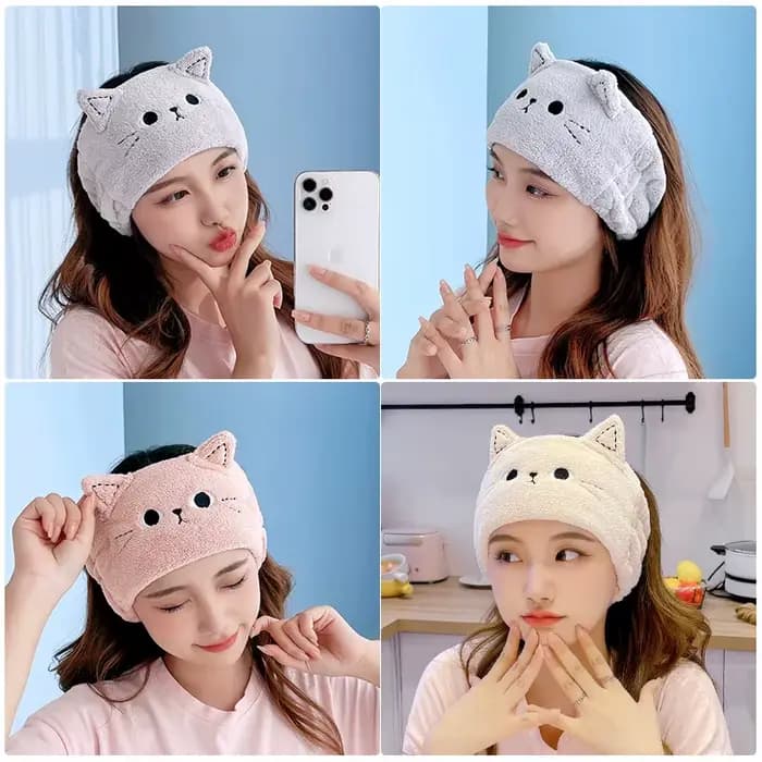 Soins de la peau bandeaux bandeau pour laver le visage saucisse bouche femmes bandeaux pour maquillage cosmétique douche du visage Spa cheveux élastiques