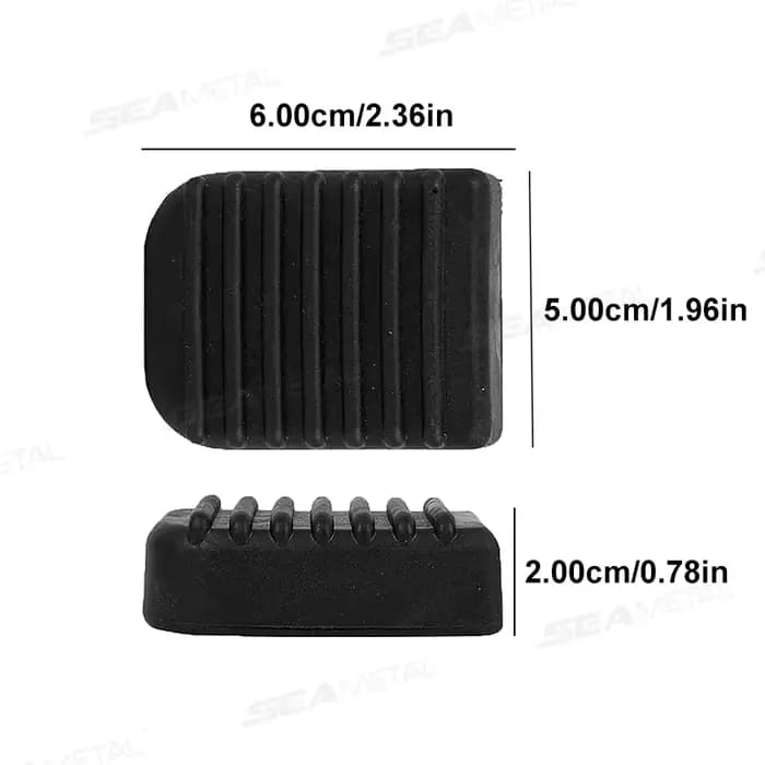 BLALION Support de moto béquille plaque de Support en caoutchouc Parking extérieur pied de moto Support latéral Base béquille Support Pad