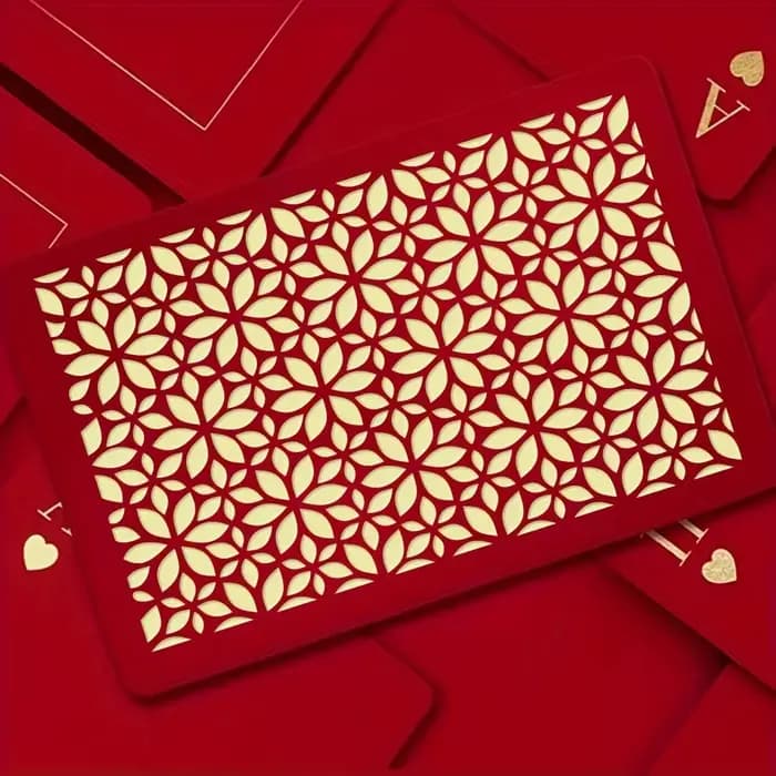 Pochoir PET géométrique floral – Motif floral réutilisable pour murs, meubles et tissus