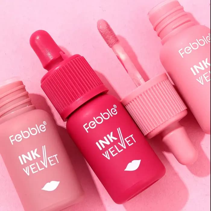 Febble 12 Document Ink Jules Gloss 256 Nude Velvet Liquid Lipstick