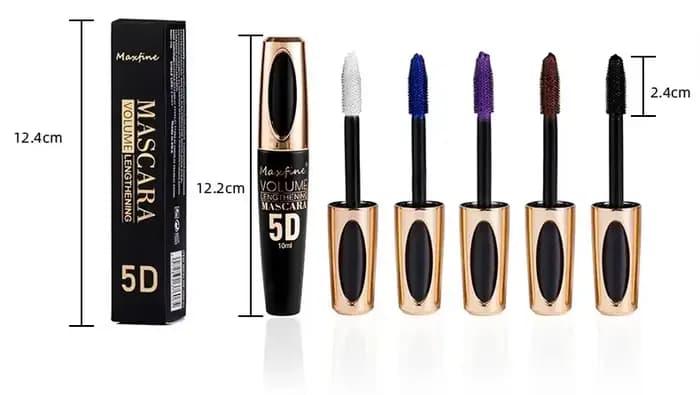 Mascara coloré imperméable sans taches cils allongeant des boucles fines Extension maquillage