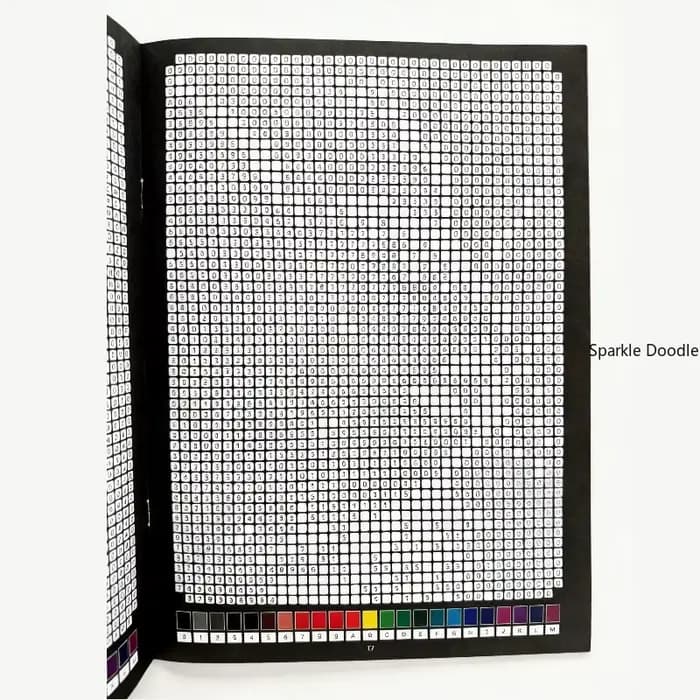 Livre de coloriage numérique pour adultes, 32 motifs, pour compléter le travail de peinture grâce aux instructions numériques