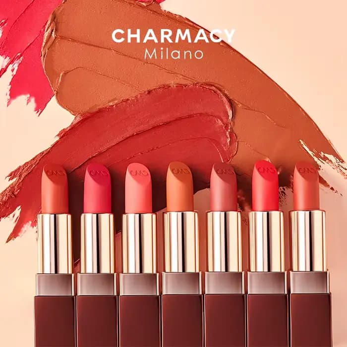 CHARMACY mat Durable facile à porter rouge à lèvres naturel mat