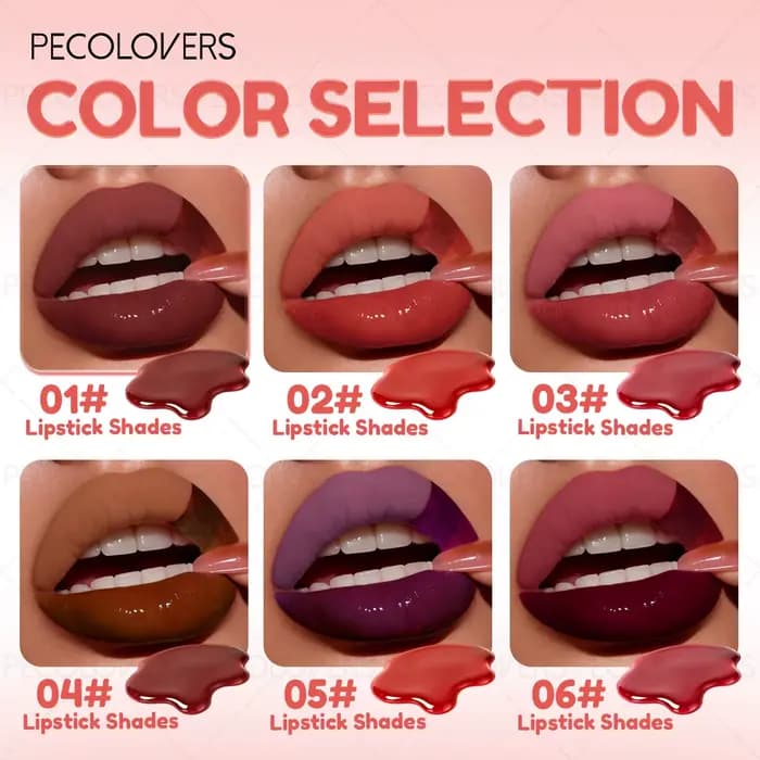 1PC Gloss à lèvres mat - Teinte à lèvres longue durée