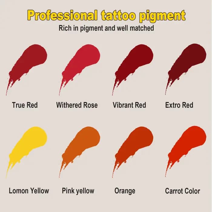 KVM 8 couleurs 5ML encre de tatouage pour les lèvres encres de Microblading maquillage Semi Permanent Pigment