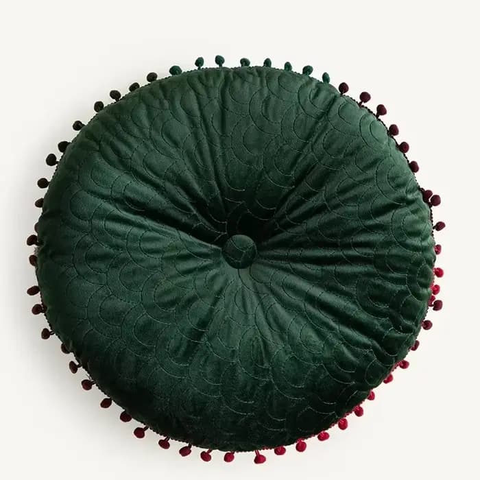 Coussin rond décoratif pour la maison, coussin de canapé, lit, chaise, coussin de sol, siège doux, oreiller Murakami/coussin de sol