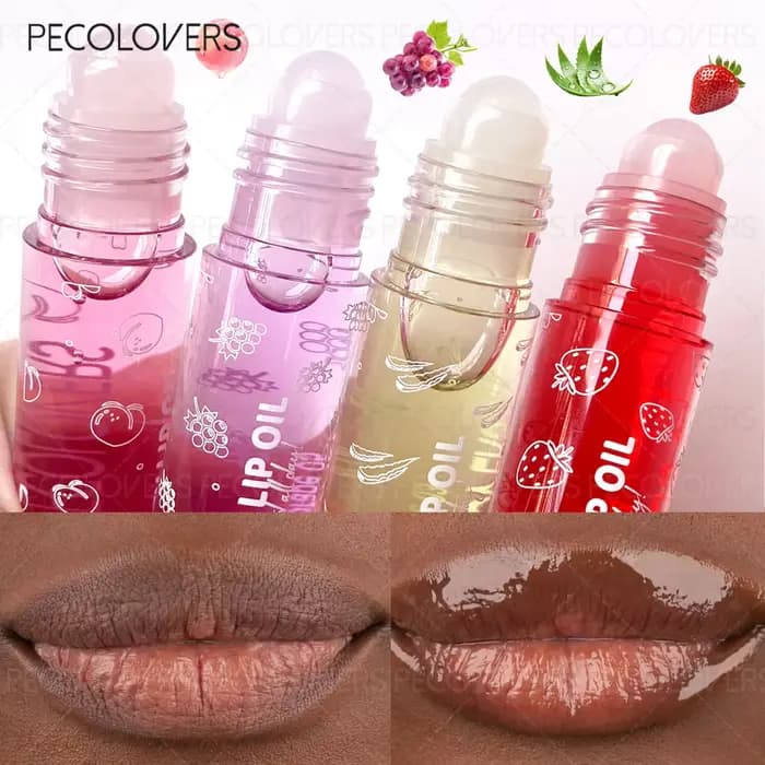 Huile à lèvres hydratante transparente effet gelée