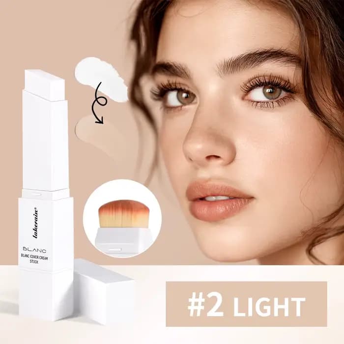 Blanc couverture crème bâton fond de teint changeant