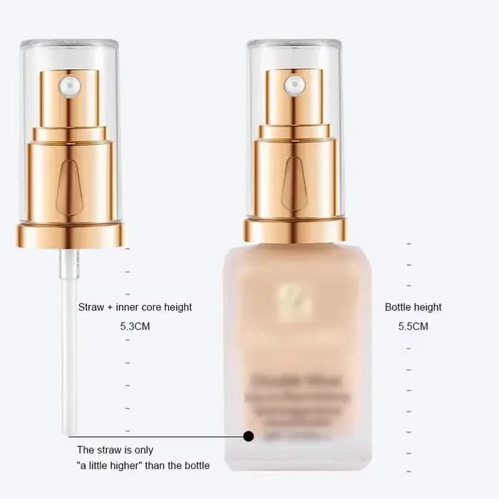 Pompe à fond de teint double usure Este Laud, outils de maquillage, 10 pièces