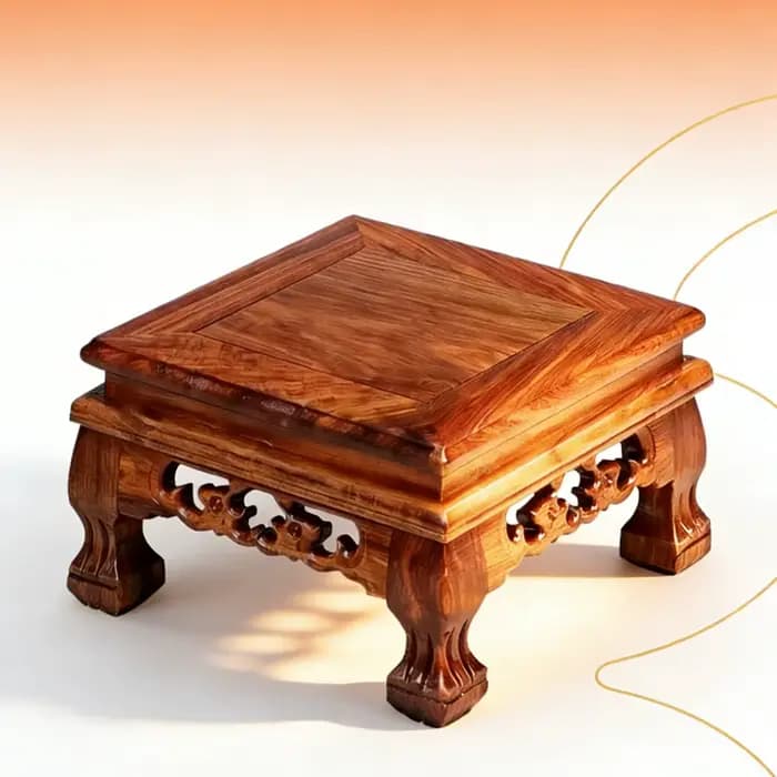 Socle de présentation solide en bois pour figurines, vases, bonsaïs, décoration de la maison et de mariage
