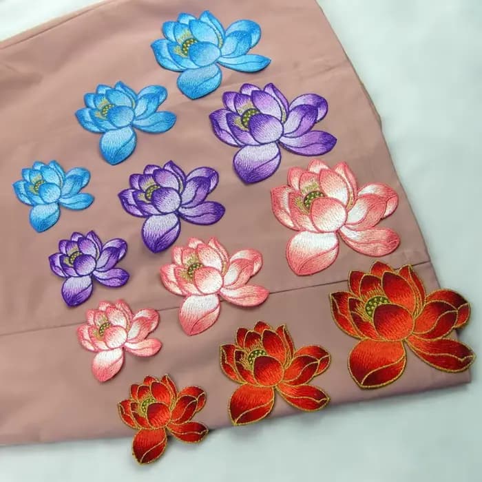 Applique de fleur Annie brodée, patch de gril, cousu sur fleur, accessoires de bricolage pour robe, costume classique, haute qualité