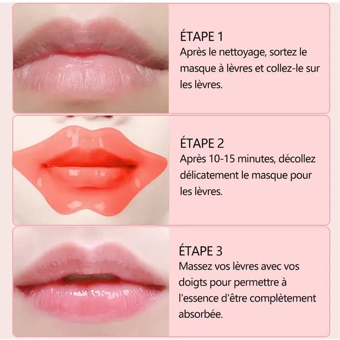 Masque pour les lèvres hydratant à la vitamine C aux fruits