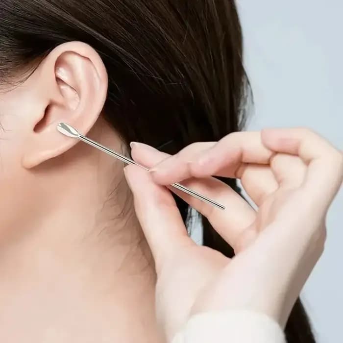 Nettoyeur d'oreille 6 pièces/ensemble cure-oreille dissolvant de cire d'oreille cuillère d'oreille Curette nettoyage d'oreille spirale cure-oreille facile élimination du cérumen Gadget de soin des ore