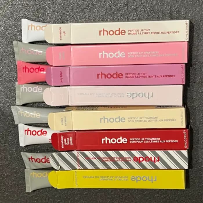 Rhode Popular Makeup Lip Gloss Lip Moisturizer Sugar Cookie Ribbon Toast Jelly Bean Pbj Lemontini Long Lasting