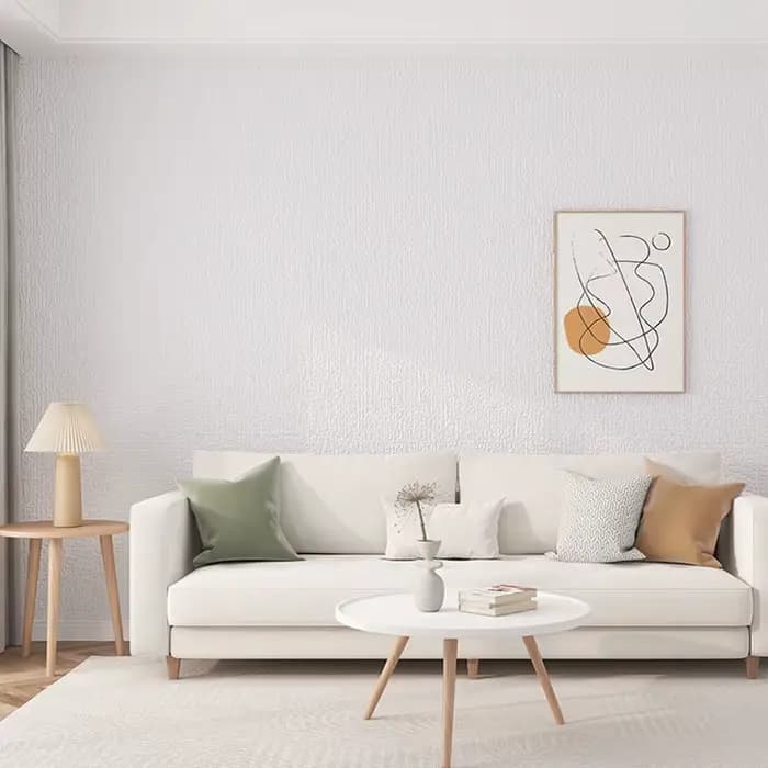 Panneau mural en mousse auto-adhésif 50cm, Texture de lin 3D, étanche, insonorisé, amovible, pour salon, chambre à coucher, décoration de la maison