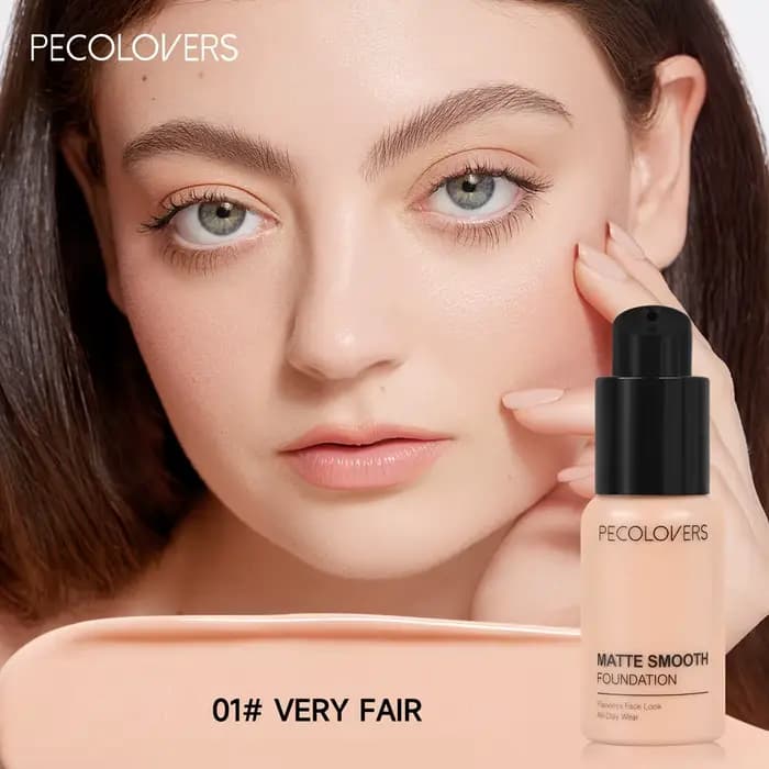 Fond de teint liquide mat et lisse – Effet naturel multicolore