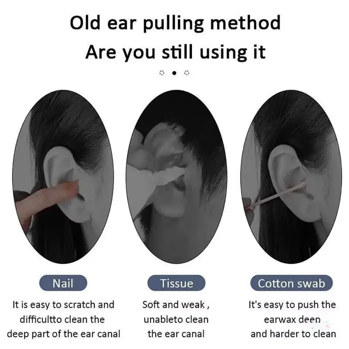 Nettoyeur d'oreille 6 pièces/ensemble cure-oreille dissolvant de cire d'oreille cuillère d'oreille Curette nettoyage d'oreille spirale cure-oreille facile élimination du cérumen Gadget de soin des ore