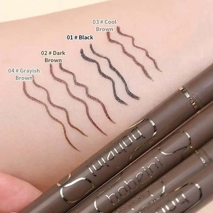 Eyeliner liquide imperméable à séchage rapide/ultra-fin mat noir marron/eyeliner ver à soie longue durée/maquillage des yeux/cadeaux