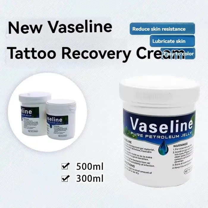 Vaseline de tatouage 350ml, hydrate la peau, aide à la coloration et à la lubrification, baume de tatouage, pâte lubrifiante, lingette, crème réparatrice pour les mains